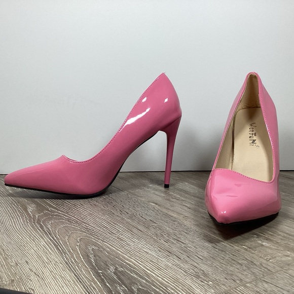 NWOT Pink Stiletto Pumps, Size 12 - Picture 2 of 8